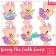 Tooth Fairy - Honey Teddy Bear Clip Art