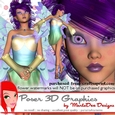 Beautiful Purple Eyes Fairy Poser Graphics