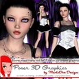 Goth Girl Poser Graphics