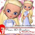Princess Cookie Character Poser Graphics pkg1
