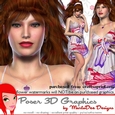 Stylish Summer Girl Poser Graphics set 3