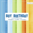 Boys Birthday Colors A4 Digital Cardstock Paper Backgrounds