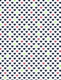Navy Blue, Berry Red & Lime Green Hearts on White Digital A4 Paper Background