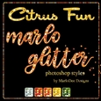 Citrus Fun Colors Marlo Glitter Photoshop Styles