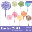 Easter Colors - Dandelion Flower Graphics