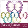 Fantasy Fairytale Colors - Butterfly Graphics pkg 2