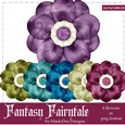 Fantasy Fairytale Colors - Flower Graphics pkg 2
