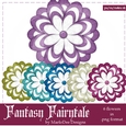 Fantasy Fairytale Colors - Flower Graphics pkg 3