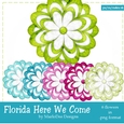 Florida Here We Come Colors - Flower Graphics pkg 3