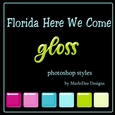 Florida Here We Come Colors Gloss Photoshop Styles
