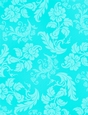 Neon Blue Elegant Floral A4 Size Digital Paper Background {FHWC}