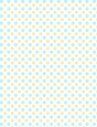 Tan & Blue Polka Dot Pattern on White A4 Size Digital Paper Background