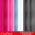 Girly Chic Colors Digital A4 Size Cardstock Paper Backgrounds