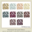 Healthy Lifestyle Colors Glitter Photoshop Styles