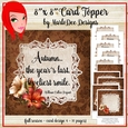 Brown Color 8x8 Autumn, Thanksgiving, Birthday and Blank Card Kit {BT}