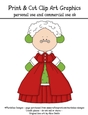 Mrs Claus Clip Art Graphic - design 2