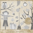 Autumn Season Layered Templates