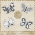 Butterflies Themed Layered Templates pkg 6