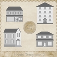 Houses Layered Templates Pkg 2