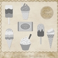 Ice Cream Treats Layered Templates Pkg 2