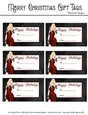 Happy Holidays Gift Tags - Sexy Christmas Fantasy Woman Design 3