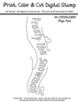 Frosty the Snowman Word Art - Large Digital Stamp