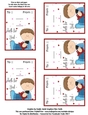 Little Brown Hair Boy Valentines Day Candy Sucker Lollipop Cards Sheet