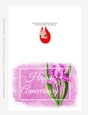 Beautiful Pink Iris Flower | Happy Anniversary 5x7 Quick Cut & Fold Greeting Card