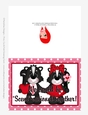 We Could be Scent-sational - Childrens Printable Valentines Day 5x7 Greeting Card - Skunk Design