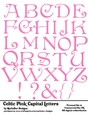 Celtic Irish Style Pink Capital Letters A4 Alphabet Sheet