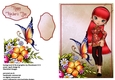 Asian Cookie Girl Quick Mothers Day Card Sheet