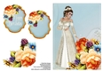 Elegant Brunette Woman Happy Birthday Quick Card Sheet