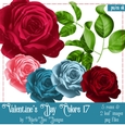 Valentines Day Colors 17 - Roses Floral Package 1