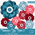 Valentines Day Colors 17 - Flowers Package 1