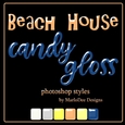 Beach House Colors Candy Gloss Photoshop Styles