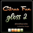 Citrus Fun Colors Gloss 2 Photoshop Styles