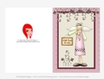 Primitive Angel - Angel Hugs for You - 5x7 Cut & Fold Card (CU Allowed)