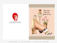 Primitive Girl - Hope Your Day is as Special as You 5x7 Cut & Fold Card (CU Allowed)