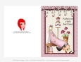 Primitive Girl - Mothers are a Girls Best Friend 5x7 Cut & Fold Card (CU Allowed)