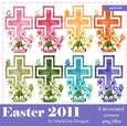 Christian Crosses with Daffodil Flowers