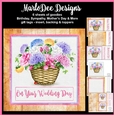 Beautiful Flower Basket 1 - Mixed Sentiments Mini Card Kit