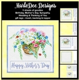 Beautiful Flower Basket 2 - Mixed Sentiments Mini Card Kit