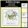 Beautiful Flower Basket 2 - Divorce Sentiments Mini Card Kit
