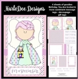 Cute Angel Girl 2 - Mini Card Kit with Mixed Sentiments