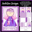Cute Angel Girl 3 - Mini Card Kit with Mixed Sentiments