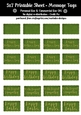 Green Mixed Captions | Printable 5x7 Sentiment Sheet