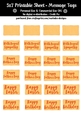 Orange Mixed Captions | Printable 5x7 Sentiment Sheet