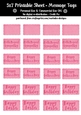 Pink Mixed Captions | Printable 5x7 Sentiment Sheet
