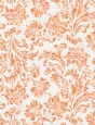 Light Tropical Watercolors - Damask Floral Design A4 Size Backing Paper