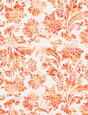 Tropical Sunrise Watercolors - Damask Floral Design A4 Size Backing Paper